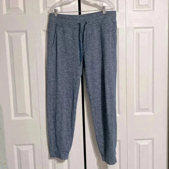 Calvin Klein performance wick blue speckled athletic exercise pants size Large - Picture 1 of 12